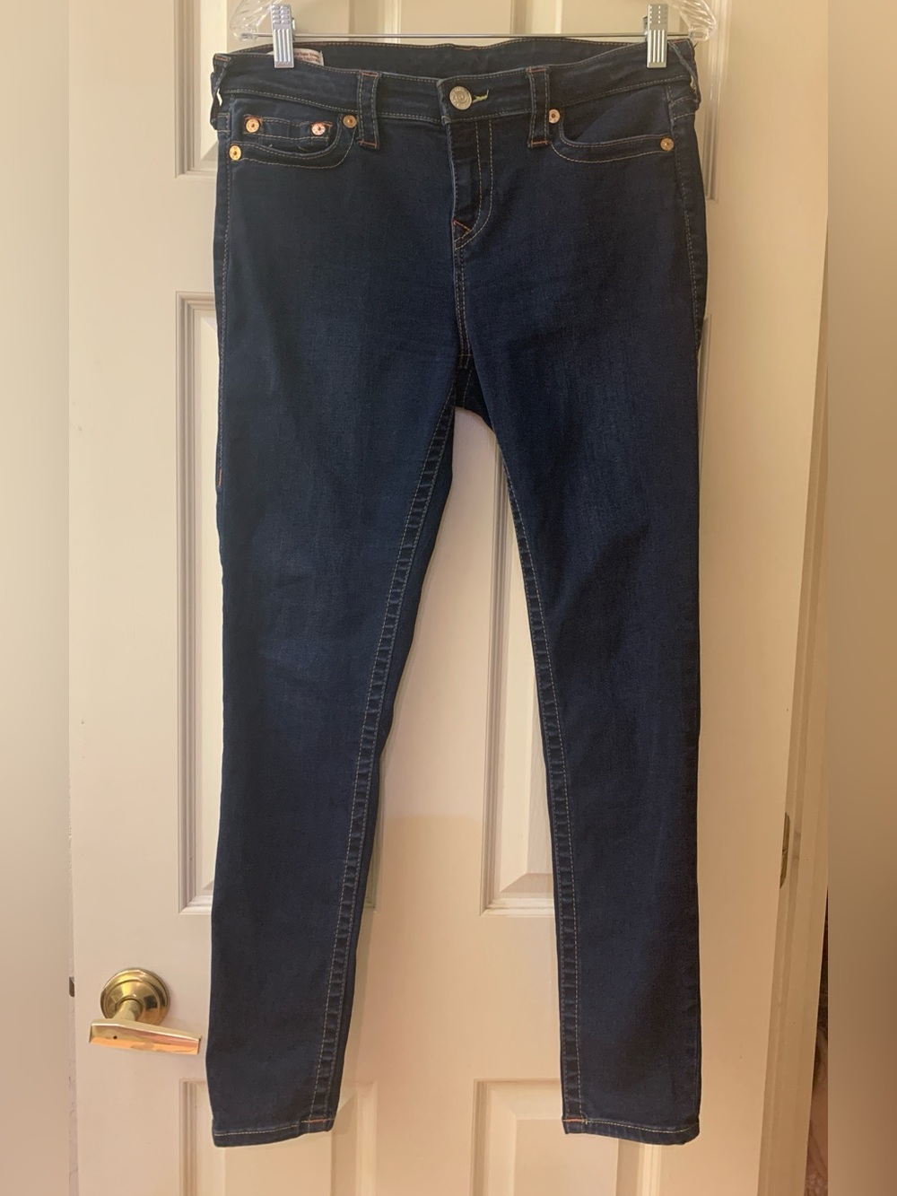 True Religion Halle Dark Indigo Skinny Jeans